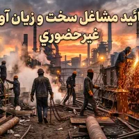 تائیدیه مشاغل سخت و زیان آور غیرحضوری