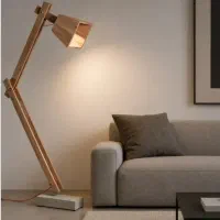 آباژور دکوراتیو چوب طبیعی ، طراحی مینیمال