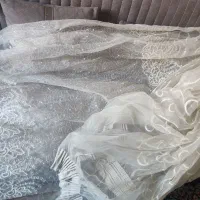 پرده توری مناسب پنجره سه متری قد پرده هم سه