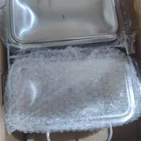 سینی سوفله وارمر دار همراه تابه پیرکس