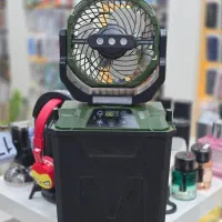 پنکه شارژی چندکاره T30  مه‌پاش و چراغ