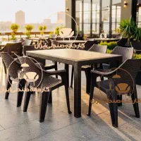 میز و صندلی پلاستیکی طرح ناجی نهارخوری غذاخوری