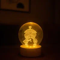 گوی کرستال شب خواب قطر ۸ سانت