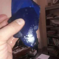 سنگ نتراشیده  معدنی کوارتز آبی جواهری