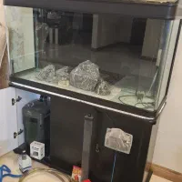 آکواریوم دلسا k1200 پایه دار با تمام تجهیزات