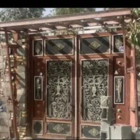 درب آهنی باغی حیاطی
