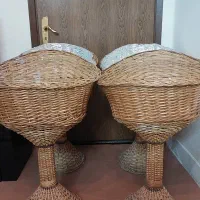 سبدحصیری پایه بلند