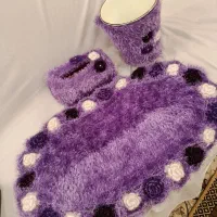 ست دستباف پادری سطل دستمال نو