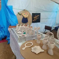 مجسمه های پلی استر در بازار ترکمن