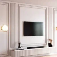 گچبری پیش ساخته قاب بندی گلویی