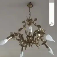 سه عدد لوستر برنجی