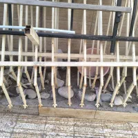 نرده یا حفاظ ارتفاع 110با طول نیزه 140