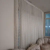 ۲ عدد پرده پذیرایی همراه پشت پرده