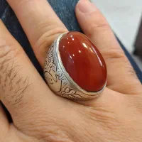 انگشتر عقیق یمن کهنه