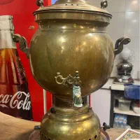 سماور برنج سه سکه روس