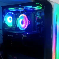 کیس حرفه ای i5-11400f هارد ۱ ترا m2 - گرافیک rx580