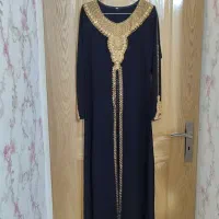مانتو مجلسی طرح طلاکوب دوزی و سنگ‌نما