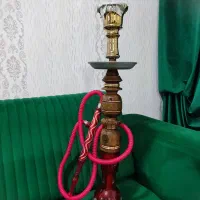 قلیون نو تنه گردو شیشه کریستال