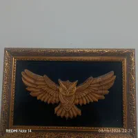 تابلو جغد منبت کاری شده
