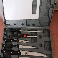 سرویس کامل چاقو آشپزخانه Home King (چاقوقیچی تخته)