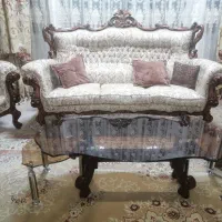 مبل تمام چوب کلاسیک به قیمت