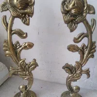 دو عدد گل برنز