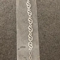 دستبند زنانه ابکاری نقره