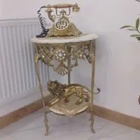 میز تلفن برنز اصلی