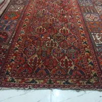 فرش ۱/۵×۳ قاب سماوری دستباف قدیمی