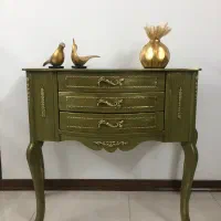 کنسول پتینه شیک سه کشو