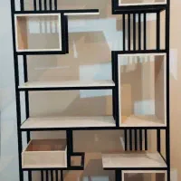 زیر گلدونی و استند چوب فلز