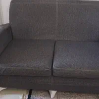 کاناپه دو نفره راحتی طوسی