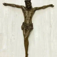 مجسمه برنز برنزی عیسی مسیح