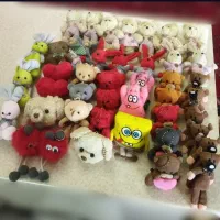 عروسک های جاکلیدی و آویز کوله پشتی