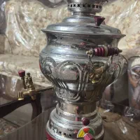 سماور گازی برند مشهد برلیان نو با جعبه