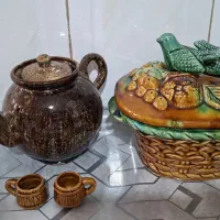 جاشکلاتی.قوری.قندان