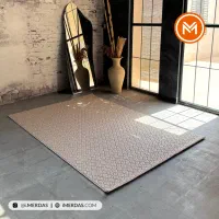 فرش پینترستی با 30 درصد تخفیف زمینه بژ
