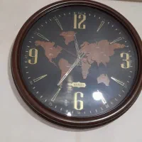 ساعت دیواری طرح چوب