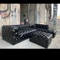 مبل چستر تمام لمسه مکعب