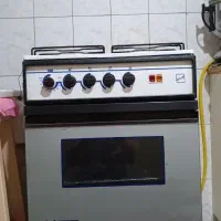 اجاق گاز چهارشعله سالم با فر سالم برقی