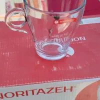 لیوان پارچه آب قندان مربا خوری ست کامل