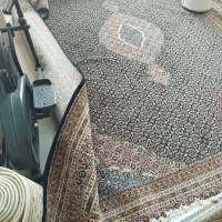 فرش 12متری 500شانه کاشان همراه با کناره 5م درنیم م