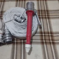 شلنگ ۲۰متری برزنت ۱ونیم اینچ ۱عدد لوازم آرام بند