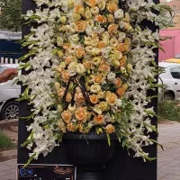 تاج گل ختم پایه گل ترحیم
