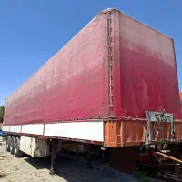 تریلی کانتینر چادری سه محور