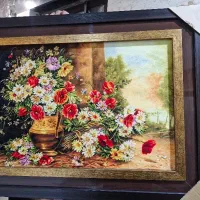 تابلو فرش ماشینی کاملا سالم