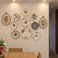دیوارکوب های گلدوزی کار دست