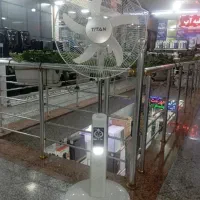 پنکه شارژی ایستاده تیتان TITAN لیتیومی کنترل دار
