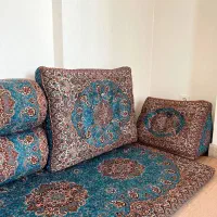 شاه نشین آبی فیروزه ای با دوتا پنل آبی