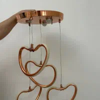 لوستر قلبی ۴ شاخه